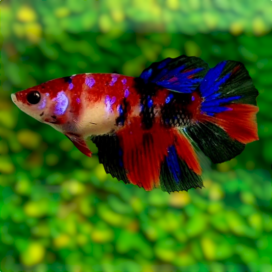 Koi Tiger Galaxy Halfmoon Female For Sorority Tank/Breed